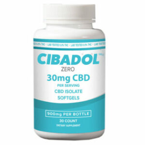 CBD Isolate Soft Gel Capsules – Cibadol Zero