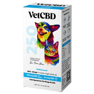 CBD Pet Tincture – Full Spectrum Oil for Dogs and Cats – 250mg-1000mg – By Vet CBD