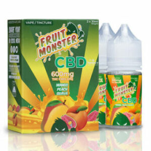 CBD Vape – Mango Peach Guava CBD Vape Juice – 600mg – 2400mg – By Fruit Monster CBD