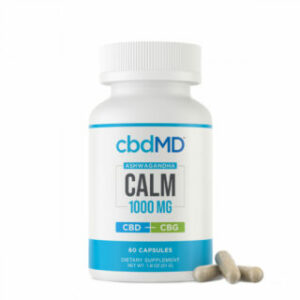 CBG + CBD Capsules for Calm – cbdMd