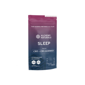CBN + CBD Gummies for Sleep – Pomegranate Blueberry – Alchemy Naturals