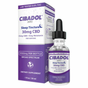 CBN + CBD Oil Tincture for Sleep with Melatonin – Cibadol
