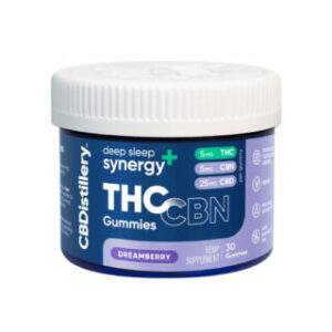 Deep Sleep Synergy CBD Gummies with THC + CBN – Dreamberry – CBDistillery