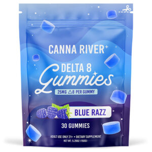 Delta 8 THC Gummies – Blue Razz – Canna River