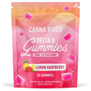 Delta 8 THC Gummies – Lemon Raspberry – Canna River