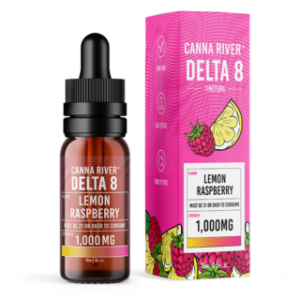 Delta 8 THC Oil Tincture – Lemon Raspberry Flavor – Canna River