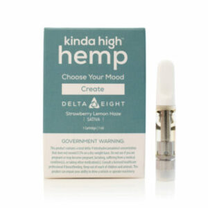 Delta 8 THC Vape Cartridge – Strawberry Lemon Haze – Kinda High Hemp