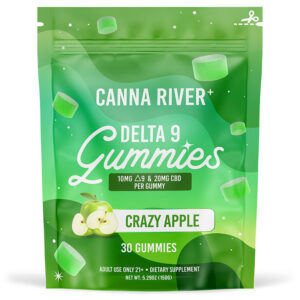 Delta 9 THC Gummies with CBD – Crazy Apple – Canna River