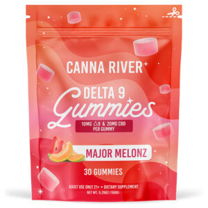 Delta 9 THC Gummies with CBD – Major Melonz – Canna River