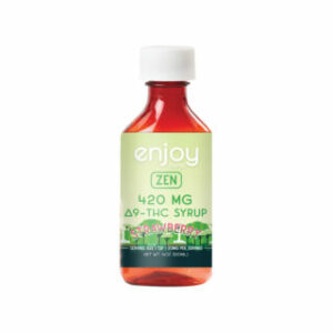 Delta 9 THC Syrup – Zen Strawberry – 420mg – Enjoy Hemp