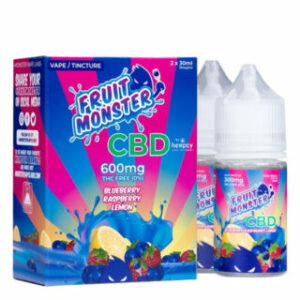 Fruit Monster CBD – CBD Vape Juice – Blueberry Raspberry Lemon – 600mg-2400mg