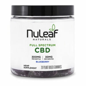 Full Spectrum CBD Gummies – Blueberry – NuLeaf Naturals