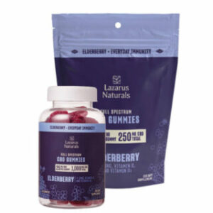 Full Spectrum CBD Gummies – Elderberry – Lazarus Naturals