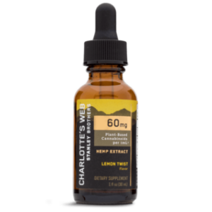 Full Spectrum CBD Oil Tincture – Lemon Twist – 60mg – Charlotte’s Web
