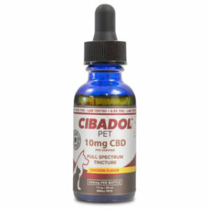 Full Spectrum CBD Oil for Dogs – Chicken Flavor – Cibadol