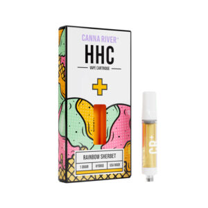 HHC Vape Cartridge – Rainbow Sherbet – Hybrid 1g – Canna River