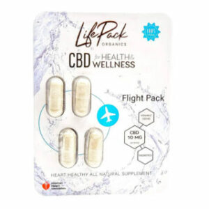 Life Pack Organics – CBD Capsules – Flight Anxiety Caps – 40mg