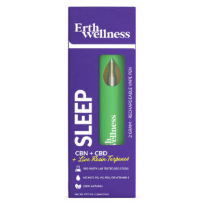 Live Resin CBD Vape Pen with CBN – Sleep Blend – 2g – Erth Wellness