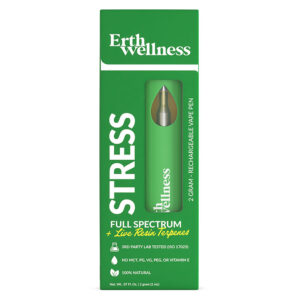Live Resin Full Spectrum CBD Vape Pen – Stress Blend – 2g – Erth Wellness