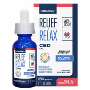 Relief + Relax CBD Isolate Oil Tincture – CBDistillery