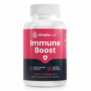 Simple Leaf CBD – CBD Capsules – Immune Boost Caps – 10mg