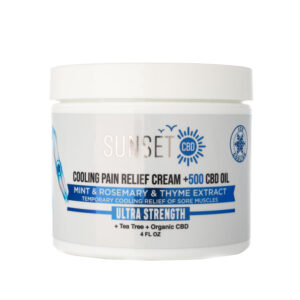 Ultra-Strength Ice Cooling CBD Cream – Sunset CBD