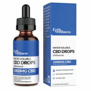 Water Soluble CBD Oil Tincture – Unflavored – Erth Wellness