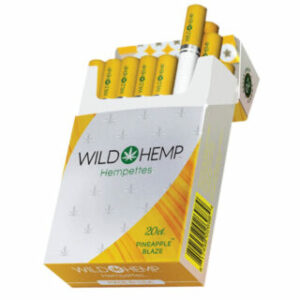 CBD Cigarettes – Pineapple Blaze Hempettes – 50mg – By Wild Hemp