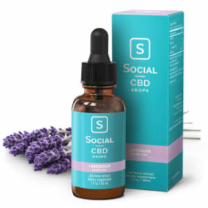 CBD Oil Tincture – Lavender – Social CBD