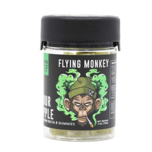 Delta 8 THC Gummies – Sour Apple – Flying Monkey