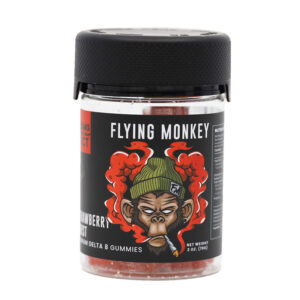 Delta 8 THC Gummies – Strawberry Burst – Flying Monkey
