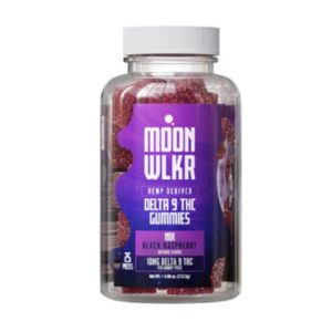 Delta 9 THC Gummies – Black Raspberry – MoonWLKR