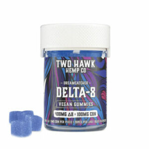 Dreamcatcher THC Gummies with Delta 8 + CBN – Blue Raspberry – Two Hawk Hemp Co.