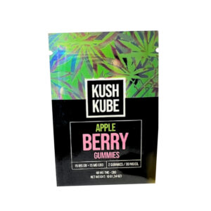Full Spectrum CBD + Delta 9 THC Gummies – Apple Berry – Kush Kube