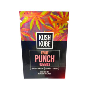 Full Spectrum CBD + Delta 9 THC Gummies – Fruit Punch – Kush Kube