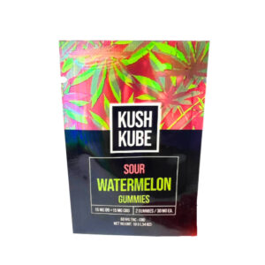 Full Spectrum CBD + Delta 9 THC Gummies – Sour Watermelon – Kush Kube