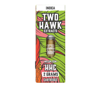 HHC Vape Cartridge – Melon Gum – Indica 2g – Two Hawk Hemp Co.