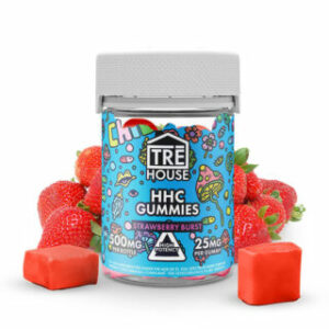 High Potency HHC Gummies – Strawberry Burst – TRĒ House
