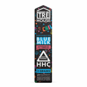 High Potency HHC Vape Pen – Blue Milk – Hybrid 2g – TRĒ House