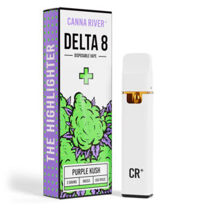 Highlighter Delta 8 THC Vape Pen – Purple Kush – Indica – 2g – Canna River
