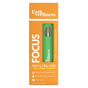 Live Resin CBD Vape Pen with THCV + CBG – Focus Blend – 2g – Erth Wellness