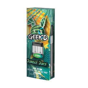 Live Resin Delta 8 THC Vape Pen with PHC + THCJD – Jungle Juice – 2.5g – Geek’d