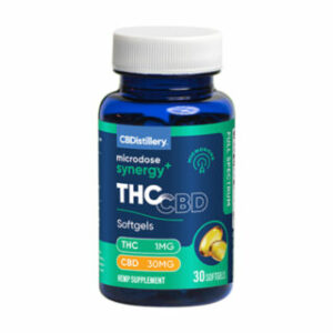 Microdose Synergy CBD + THC Capsules – CBDistillery