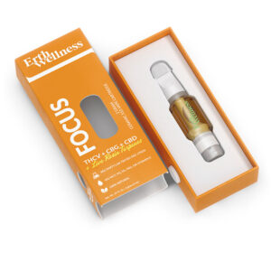 THC Cartridge – THCV:CBG:CBD Live Resin Disposable Cartridge – Focus Blend – 2g – By Erth Wellness