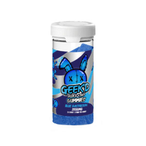 THC-P + Delta 8 THC Gummies – Blue Raspberry – 3500mg – Geek’d