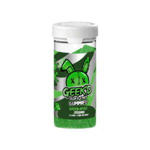 THC-P + Delta 8 THC Gummies – Green Apple – 3500mg – Geek’d