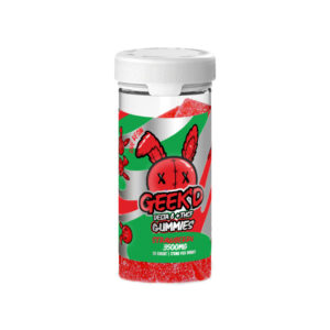 THC-P + Delta 8 THC Gummies – Strawberry – 3500mg – Geek’d