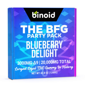 The BFG Party Pack THC Gummy – Blueberry Delight – 20,000mg – Binoid