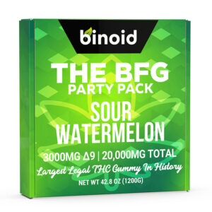 The BFG Party Pack THC Gummy – Sour Watermelon – 20,000mg+ – Binoid